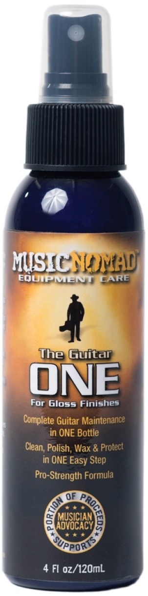 MusicNomad MN103 The Guitar One Puhtaanapitoaine, Kiilloke ja Vaha Kiiltopinnoille