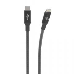 Scosche StrikeLine™ Premium USB-C - Lightning latausjohto, 2.4 metriä Scosche StrikeLine™ Premium USB-C - Lightning latausjohto, 2.4 metriä