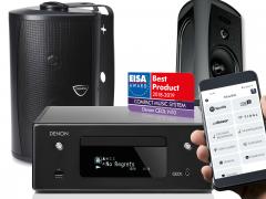 Sauna-/terassipaketti Denon RCD-N10 + Definitive AW6500, musta Sauna-/terassipaketti Denon RCD-N10 + Definitive AW6500, musta