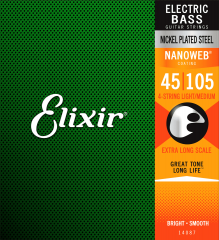 Elixir Nanoweb Medium XL skaalan basson kielisarja