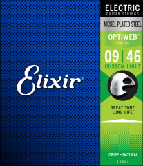 Elixir Optiweb Super Light 09-46 sähkökitaran kielisarja