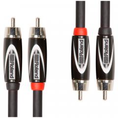 Roland RCC-10-2R2R Black Series 2 x RCA / 2 x RCA liitäntäkaapeli 3 m