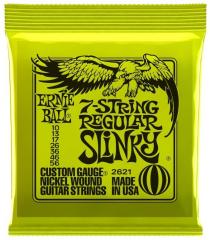 Ernie Ball 2621 7-String Regular Slinky Nickel 10-56 7-kielisen sähkökitaran kielet