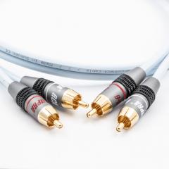 Supra Dual RCA-kaapeli, 5m sininen
