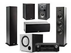 Denon AVR-S650H + Polk T 5.1 -sarja pakettina Denon AVR-S650H + Polk T 5.1 -sarja pakettina