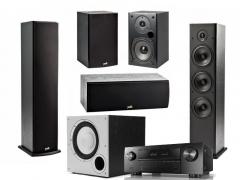 Kotiteatteripaketti AVR-X550BT + Polk T 5.1, musta Kotiteatteripaketti AVR-X550BT + Polk T 5.1, musta