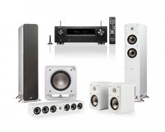 Kotiteatteripaketti Denon AVR-X1700H + Polk Signature Elite 5.1 kaiutinsarja, valkoinen Kotiteatteripaketti Denon AVR-X1700H + Polk Signature Elite 5.1 kaiutinsarja, valkoinen