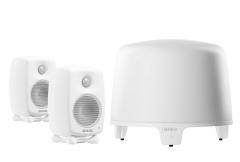 Genelec G One + F One 2.1 kaiutinsarja, valkoinen