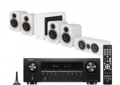 Kotiteatteripaketti Denon AVR-S660H + Q Acoustics Q3010i cinema pack 5.1, valkoinen Kotiteatteripaketti Denon AVR-S660H + Q Acoustics Q3010i cinema pack 5.1, valkoinen