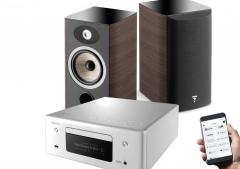 Stereopaketti Denon RCD-N10, valkoinen + Focal Aria 906 kaiutinpari, pähkinä Stereopaketti Denon RCD-N10, valkoinen + Focal Aria 906 kaiutinpari, pähkinä