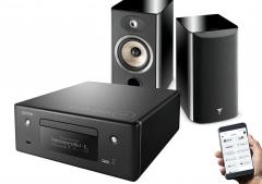 Stereopaketti Denon RCD-N10 + Focal Aria 906 kaiutinpari, musta Stereopaketti Denon RCD-N10 + Focal Aria 906 kaiutinpari, musta