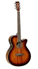 TANGLEWOOD TW4 E KOA AUTUMN BURST, elektroakustinen teräskielinen kitara TANGLEWOOD TW4 E KOA AUTUMN BURST, elektroakustinen teräskielinen kitara
