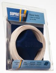 Supra Classic 2x2.5mm2 valkoinen kaiutinjohto, 5m paketti