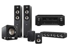 Denon AVR-X1600H + Polk Signature 5.1 paketti, musta Denon AVR-X1600H + Polk Signature 5.1 paketti, musta