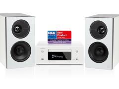 Stereopaketti Denon RCD-N10 + Definitive Technology Demand D7, valkoinen