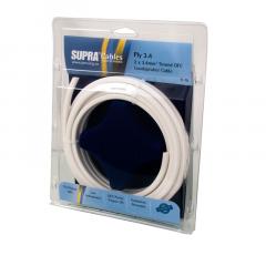 Supra Ply 2x3.4mm2 kaiutinjohto, 5m paketti Supra Ply 2x3.4mm2 kaiutinjohto, 5m paketti