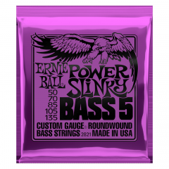 Ernie Ball EB-2821 5-string Power Slinky basson kielisarja