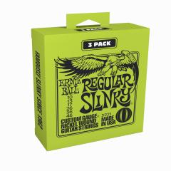 Ernie Ball EB-3221 3-pack Regular Slinky sähkökitaran kielisetti