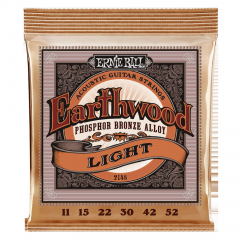 Ernie Ball EB-2148 Earthwood Phosphor Bronze Light akustisen kitaran kielisarja