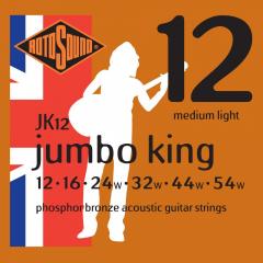 Rotosound JK12 Jumbo King 012-054 akustisen kitaran kielisarja