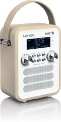 Lenco PDR-050 kannettava radio, beige Lenco PDR-050 kannettava radio, beige