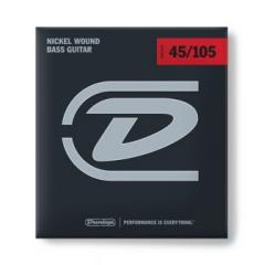 Dunlop bassonkielet NICKEL WOUND BASS 45-105 Dunlop bassonkielet NICKEL WOUND BASS 45-105