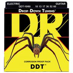 DR Strings Drop-Down Tuning DDT-10/60 sähkökitaran kielisarja, 10-60