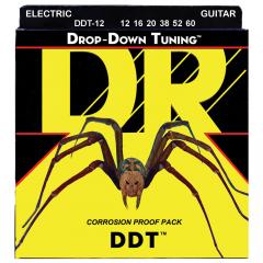 DR Strings Drop-Down Tuning DDT-12 sähkökitaran kielisarja, 12-60 DR Strings Drop-Down Tuning DDT-12 sähkökitaran kielisarja, 12-60
