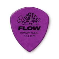Dunlop TORTEX FLOW 1,14mm plektra, 12kpl Dunlop TORTEX FLOW 1,14mm plektra, 12kpl