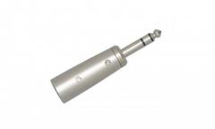 AMP D03 XLR-3 uros - 6,3mm stereoplugi adapteri AMP D03 XLR-3 uros - 6,3mm stereoplugi adapteri