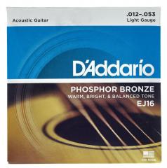DAddario EJ16 akustisen kitaran kielet