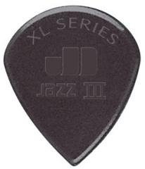 Dunlop JAZZ III XL plektra, musta, 6 kpl