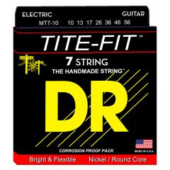DR Strings Tite-Fit MT7-10 7-kielisen sähkökitaran kielisarja, 10-56