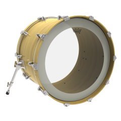 REMO 22" POWERSTROKE 4 CLEAR BASS, rumpukalvo REMO 22" POWERSTROKE 4 CLEAR BASS, rumpukalvo