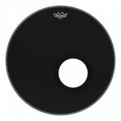 Rumpukalvo REMO 22" POWERSTROKE 3 EBONY RESONANT, etukalvo