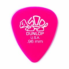 Dunlop Delrin 500 0.96 mm plektra, 12kpl Dunlop Delrin 500 0.96 mm plektra, 12kpl