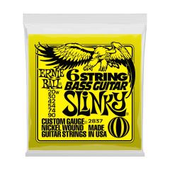Ernie Ball 2837 6-String Bass Guitar Slinky Nickel