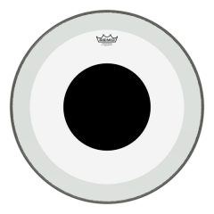 Remo 20" Powerstroke 3 Clear Black Dot