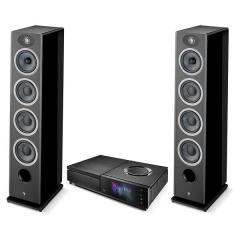 Stereopaketti Naim Uniti Star + Focal Vestia N°3 lattiakaiuttimet, musta Stereopaketti Naim Uniti Star + Focal Vestia N°3 lattiakaiuttimet, musta